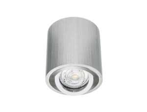 Oprawa sufitowa natynkowa okrągła VENICE srebrna szczotkowana 1 x gu10 LUX05455