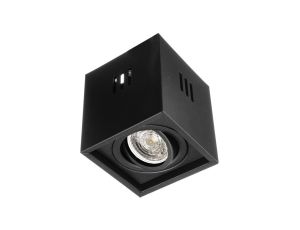 Oprawa sufitowa natynkowa BRICK czarny 1 x gu10 (stalowa) LUX06187