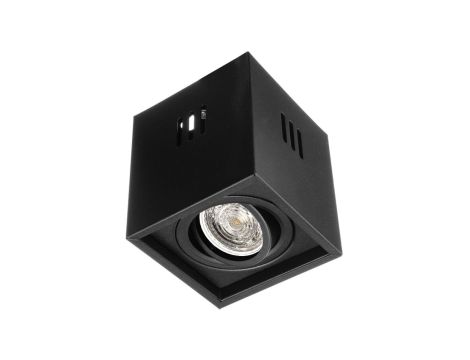 Oprawa sufitowa natynkowa BRICK czarny 1 x gu10 (stalowa) LUX06187