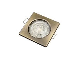 Oprawa TOPAZ kwadrat stała BS mosiądz blacha stalowa