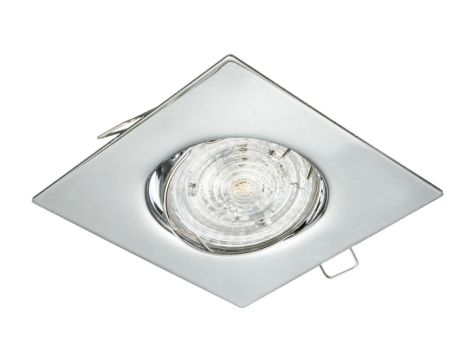 Oprawa sufitowa wpuszczana regulowana kwadrat CELESTYN chrom (stal) LUX00955