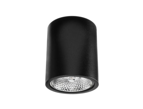 Oprawa sufitowa natynkowa OVAL MAXI-AR111 czarny (stop aluminium) LUX06195