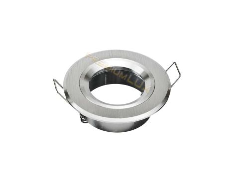 Oprawa SZMARAGD okrągła stała srebrna