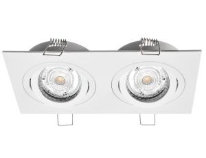 Oprawa sufitowa wpuszczana JOTA K/2 biała matowa (aluminium) LUX01059