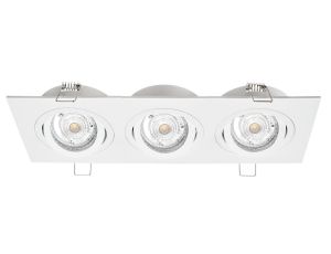 Oprawa sufitowa wpuszczana JOTA K/3 biała matowa (aluminium) LUX01253