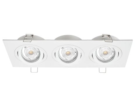 Oprawa sufitowa wpuszczana JOTA K/3 biała matowa (aluminium) LUX01253