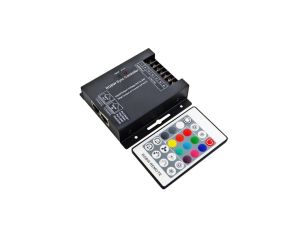 Kontroler sterownik RGBW RF 24 key 288W 12/24VDC czarny radiowy 433.92MHz