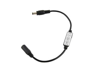 Ściemniacz led 4A 48W manualny wtyczkowy czarny