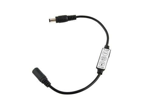 Ściemniacz led 4A 48W manualny wtyczkowy czarny