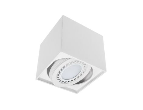 Oprawa sufitowa natynkowa SURF AR111 ES111 1 x biała piaskowana matowa + LED gu10 230V 9W gratis ES111 CLS111-w1