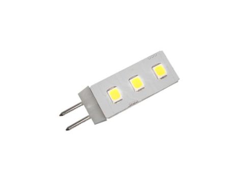 Żarówka G4 3 led smd 2835 12V DC 0,5W zimna biała LUX00505