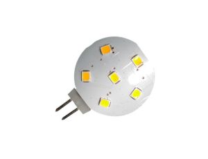 Żarówka G4 6 led smd 2835 12V DC 1W ciepła biała LUX00507
