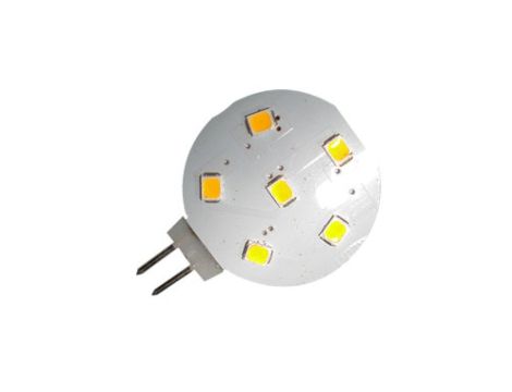 Żarówka G4 6 led smd 2835 12V DC 1W ciepła biała LUX00507