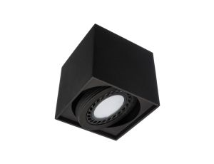 Oprawa sufitowa natynkowa SURF AR111 ES111 1 x czarna piaskowana matowa + LED gu10 230V 9W gratis ES111 CLS111-b1