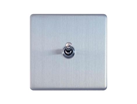 Govena Metal Włącznik uchylny pojedynczy steel stal szczotkowana