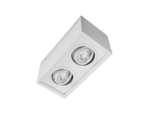 Oprawa sufitowa natynkowa BRICK2-SE-W white biała 2xGu10 5903260412864