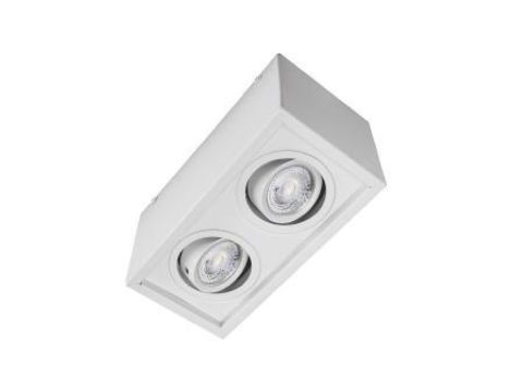 Oprawa sufitowa natynkowa BRICK2-SE-W white biała 2xGu10 5903260412864