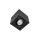 Oprawa sufitowa natynkowa BRICK-SE-B black czarna 1xgu10 pojedyncza kwadratowa LUX06662