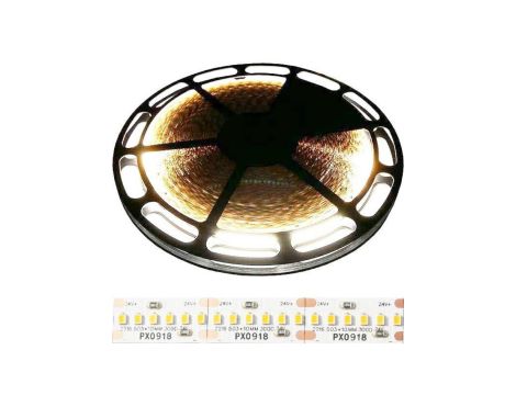 Taśma 300 led 2216 1m 18W 24VDC ip20 CW 6000K CRI: Ra90 zimna biała 3xPCB Profesjonalna (ciągła linia światła)