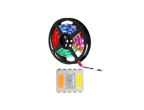 Taśma 12VDC 60 led 5050 5-chip RGBW 1m ip20 rgb + 6500K + 2700K premiumled