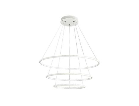 Lampa LED Saturn 130W fi60+fi80+fi100cm x 120cm biała 3000K wisząca (świeci do wewnątrz) poziom 3700lm
