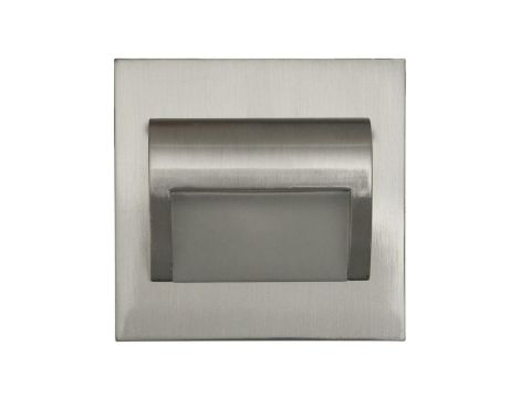 Oprawa Beryl satyna 1,5W 12V DC 4000K neutralna biała 9 led smd 3014 kwadrat do puszki fi 60