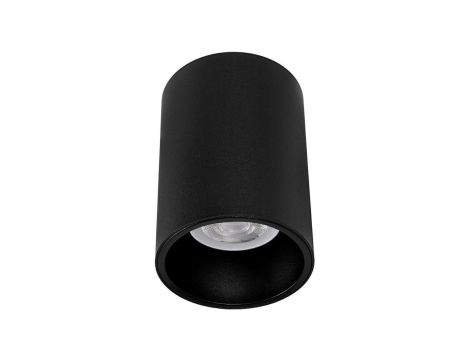 Oprawa GOLDI-O-B/B czarna z czarnym ringiem Gu10 okrągła sufitowa natynkowa