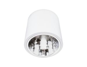 Oprawa sufitowa UDINE-60 1xE27 stalowa, biała LUX02153