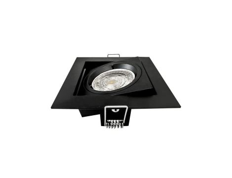 Oprawa SEVIL kwadrat czarna regulowana halogenowa