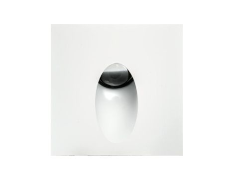 Lampa oprawa schodowa LED STEPI W/WW Biała Ciepła biała 3000K kwadrat do puszki fi 60 12V DC