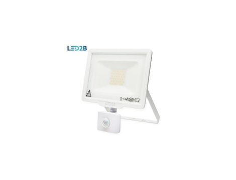 Naświetlacz oprawa led MHC 30W biały 3000K ciepła biała 2400lm z czujnikiem ruchu PIR