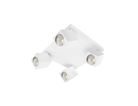 Lampa OSCAR-W/W biała z białym przegubem 4xgu10 poczwórna