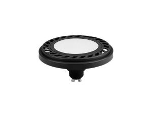 Żarówka ES111 gu10 led 9W NW Ściemnialna neutralna biała AR111 czarna obudowa B/NW