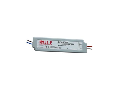 Zasilacz GPV 60W 15VDC ip67 gpv-60-15 4A led glp