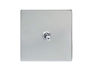 Govena Metal Włącznik uchylny pojedynczy CHROM POLEROWANY