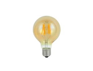 Żarówka E27 G80 filament led 4W 2000K RETRO Vintage Amber 320lm