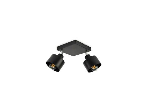 Lampa LOFT ABI P7 czarna 2xE27 plafon