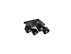 Lampa LOFT ABI P7 czarna 4xE27 plafon