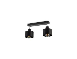 Lampa LOFT ABI P1 czarna 2xE27 plafon