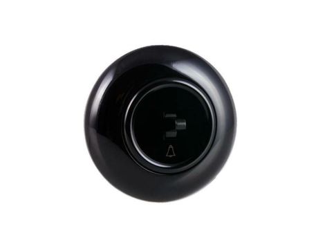 Premiumlux RETROLINE przycisk zwierny dzwonek z ramką czarny lux01878