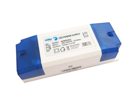 Zasilacz led 2A 24W 12V DC ADMX2412 meblowy LUX01872