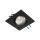Oprawa halogenowa oczko ATENA-K-SB kwadratowa czarna piaskowana regulowana sufitowa wpuszczana aluminiowa LUX02266