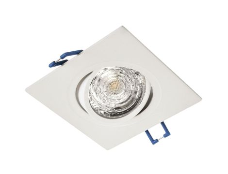 Oprawa halogenowa oczko ATENA-K-W kwadratowa biaa piaskowana regulowana sufitowa wpuszczana aluminiowa LUX02265