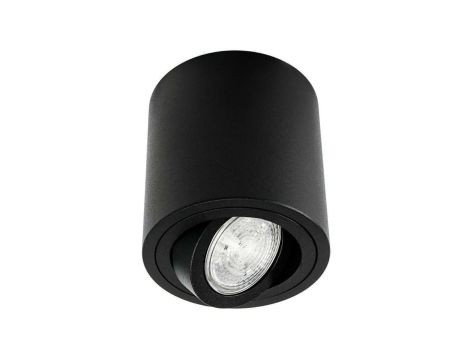 Oprawa okrągła FLORENCE Gu10 czarna piaskowana sufitowa natynkowa