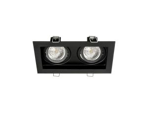 Oprawa Malachit-2KN-SB/SB czarny piaskowany / czarny piaskowany stop aluminium i cynku (bez przegródki)