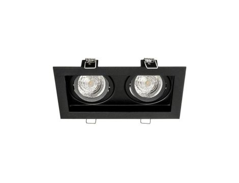 Oprawa Malachit-2KN-SB/SB czarny piaskowany / czarny piaskowany stop aluminium i cynku (bez przegródki)