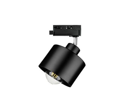 Lampa LOFT ABI TRACK 1xE27 1F na szynoprzewód LUXsystem czarna