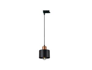 Lampa LOFT fi-120 1xE27 wisząca 1F na szynoprzewód LUXsystem czarno-złota