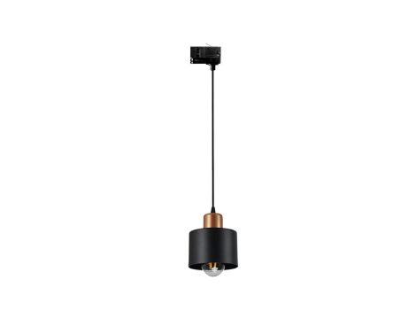 Lampa LOFT fi-120 1xE27 wisząca 3F na szynoprzewód LUXsystem czarno-złota