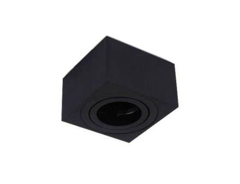 Oprawa CUBE-MINI-50-SB kwadrat czarna piaskowana sufitowa natynkowa regulowana